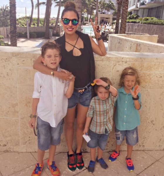 Los hijos de Fernando, Claudio y Alexis, tienen una maravillosa relación con Gali.