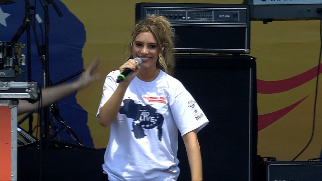 Entre lágrimas, Lele Pons canta en el concierto por Venezuela: "Todo lo que sé es venezolano"