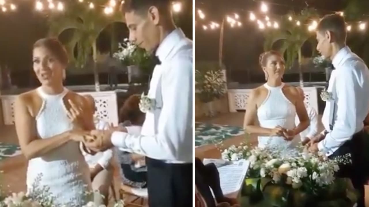 Rechazó al novio en plena boda y sus razones para no casarse causaron debate en TikTok