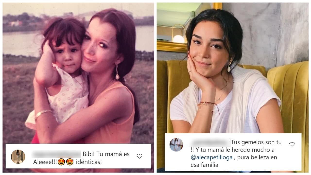 Sus seguidores comentaron las imágenes y notaron el gran parecido que tiene Alejandra, la hija menor de la actriz, con su abuela Silvia Barragán.