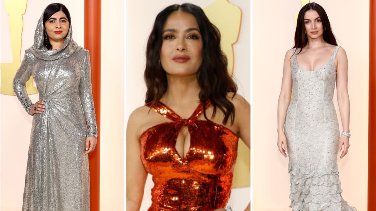 Los mejores looks de los Premios Oscar 2023: los vestidos brillosos dominaron la alfombra champagne