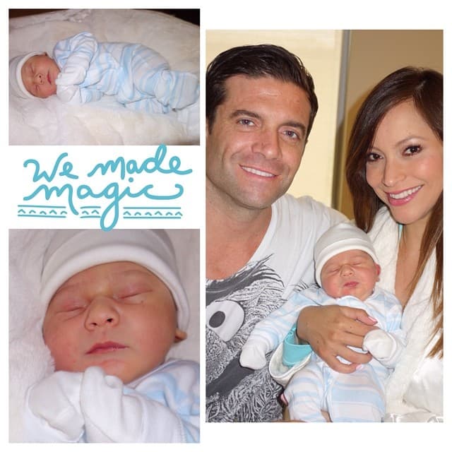 El 12 de julio de ese mismo año Satcha y Aaron le dieron la bienvenida a su pequeño Bruce, desde entonces hemos sido testigos de cómo ha crecido. 
<br>