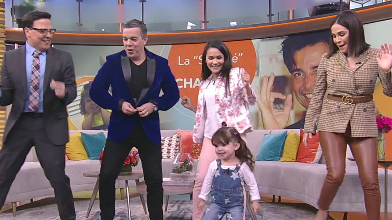 <a href="https://www.univision.com/shows/despierta-america/esta-pequena-salome-se-volvio-viral-con-su-baile-y-le-robo-el-corazon-al-mismisimo-chayanne-video" target="_blank">Salomé</a> realizó la coreografía junto a Karla y su compatriota Raúl González. Sin duda, la audiencia disfrutó de la alegría y carisma de la niña venezolana.