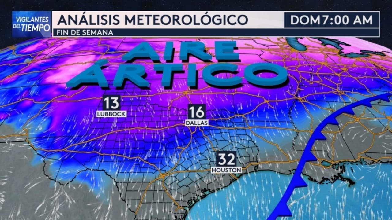 Vigilancia por tormenta invernal: ¿Desde cuándo podría llegar el aire frío con las lluvias heladas a Houston?
