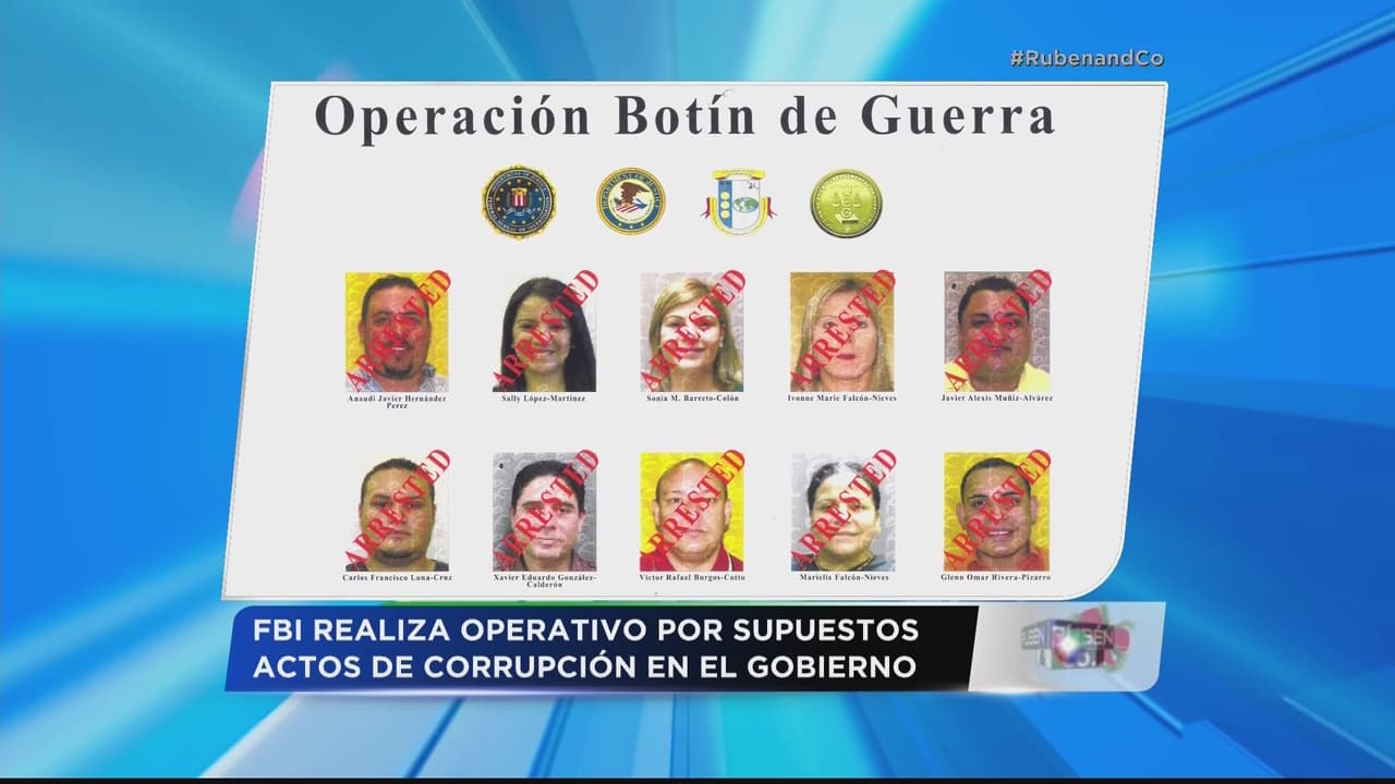 10 arrestados por corrupción gubernamental en Puerto Rico