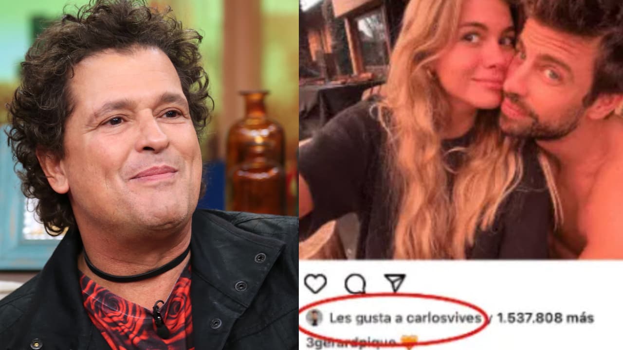 Carlos Vives admitió que sí dio 'like' a la más reciente foto de Gerard Piqué con Clara Chía Marti, pero justificó que fue un "accidente de oficina".