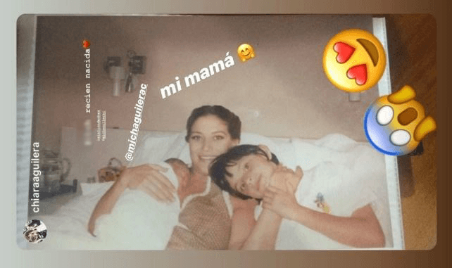 Aislinn publicó esta vieja imagen en compañía de su mamá, la actriz de doblaje Gabriela Michel.