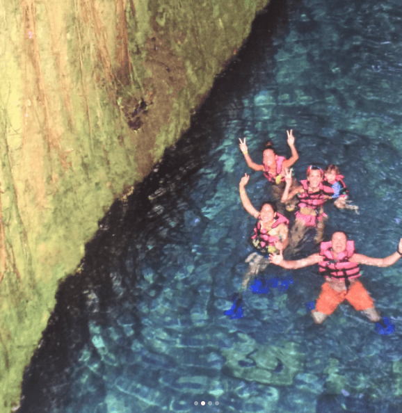 La Riviera Maya fue el lugar elegido por Alan para pasar unos días que no han sido de mucho descanso.