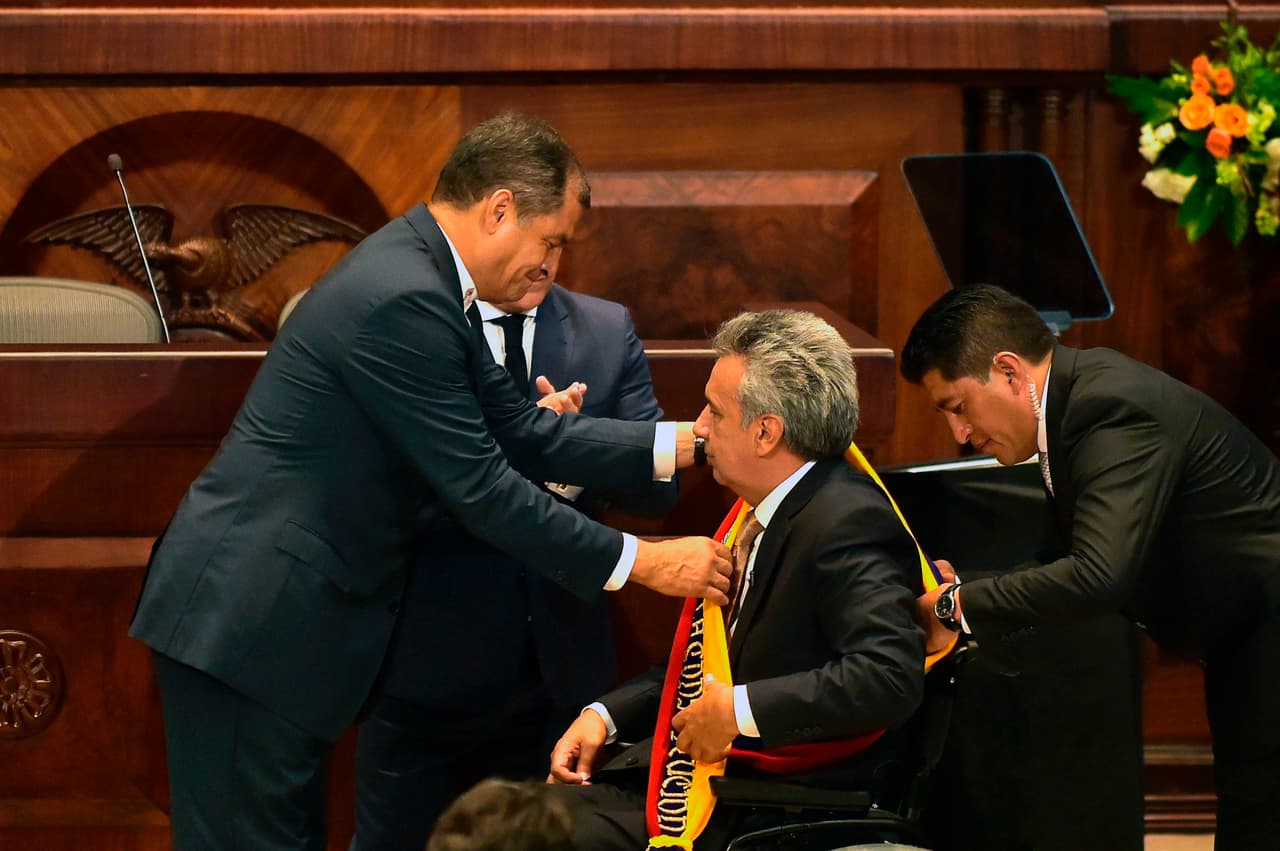 Durante el gobierno de Rafael Correa, entre 2007 y 2013, Lenín Moreno ocupó la vicepresidencia de Ecuador.