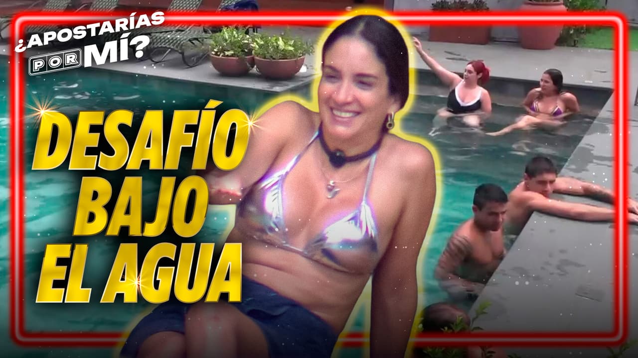 ¿Un desafío más? Los finalistas arman un juego en la alberca de la Villa