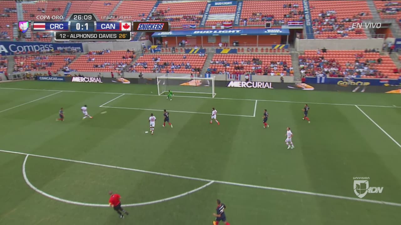 El 'jovencito maravilla' de Whitecaps FC marcó de nuevo para Canadá, pero no alcanzó para la victoria