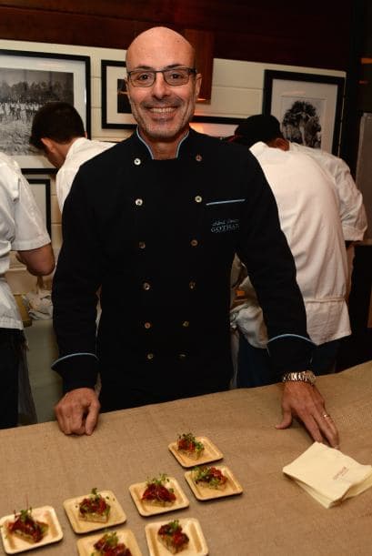 El Chef Alfred Portale también fue uno de los más ovacionados.