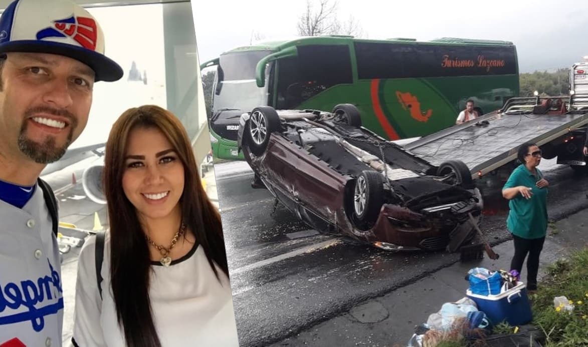 La familia de la novia de Esteban Loaiza sufre tremendo accidente automovilístico 