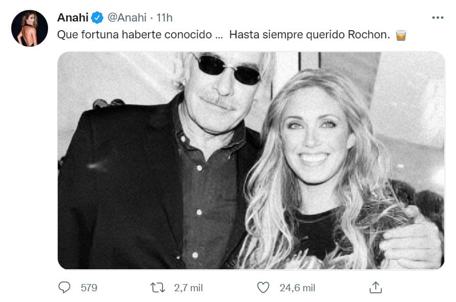 <b>Anahí</b>, la emblemática Mia Colucci, también se unió al adiós virtual a Enrique Rocha.