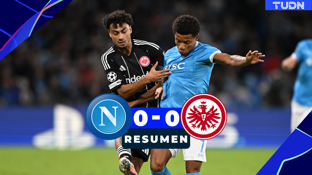 Resumen | ¡Se olvidan de los goles! Napoli y Eintracht sin daño