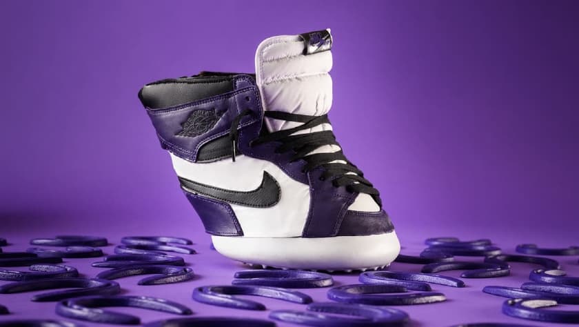 Las zapatillas para caballos similares a los Jordan Air de Nike.