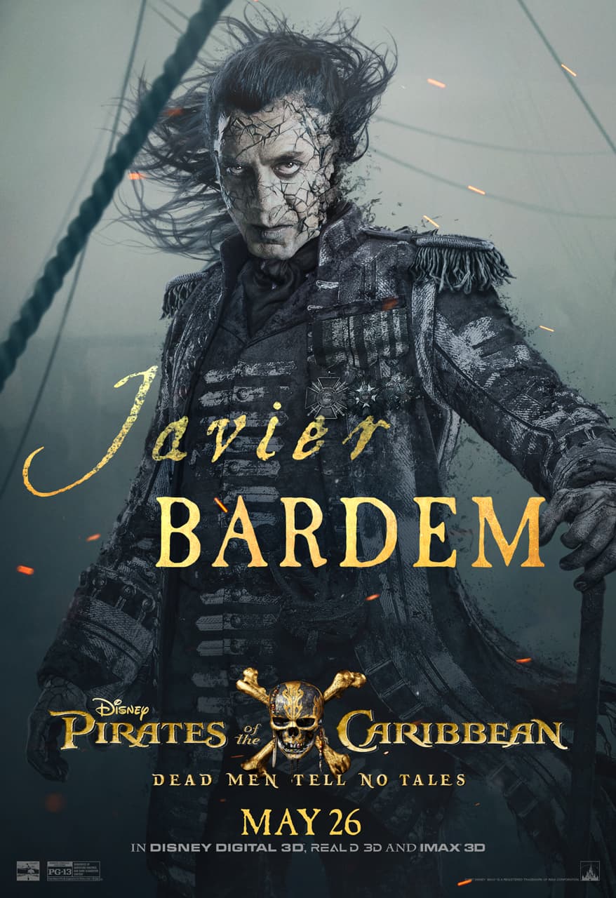 Pirates of the Caribbean: Dead Men Tell No Tales - Javier Bardem