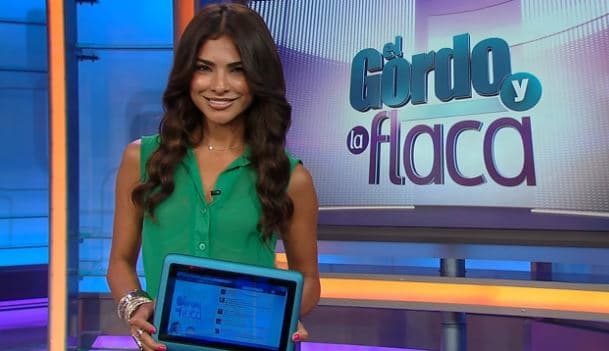 Uno de los sueños más anhelados de la guapa mexicana era estar en televisión y lo logró al unirse al equipo de El Gordo y la Flaca después de su triunfo en Nuestra Belleza Latina.
<br>