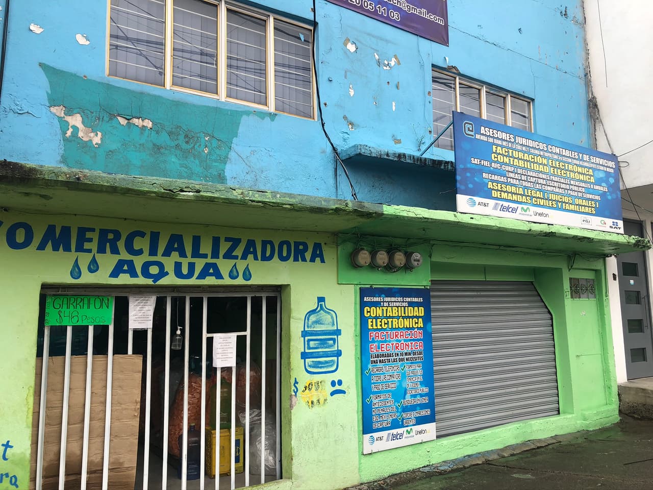 En 2019, una mujer llamada Laura Valdez fue registrada como nueva dueña de Esrome y Dizoal. Esta era la oficina de su representante, que se registró en otro municipio mexiquense llamado Nezahualcóyotl, pero dicen aquí que no la conocen.