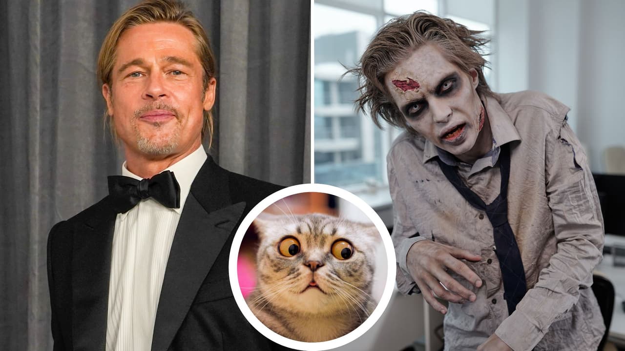 A Brad Pitt le llovieron memes por su última portada de revista: "Parece que lo agarró Vecna"