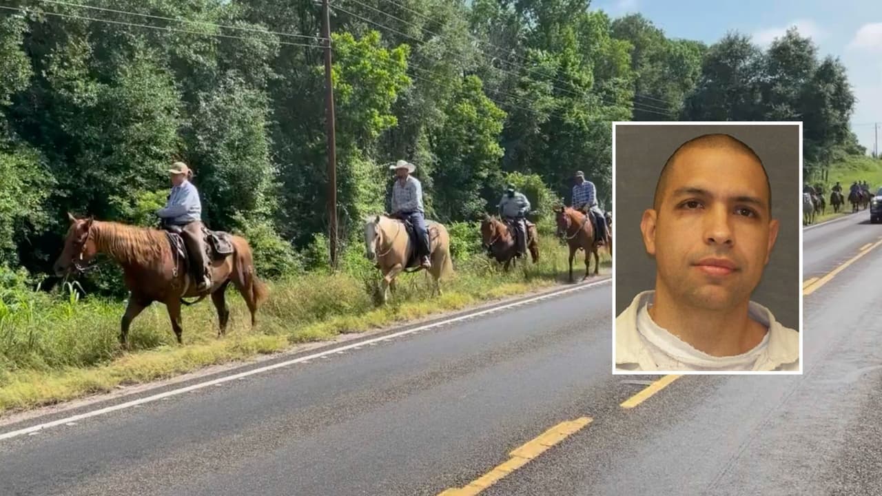 La búsqueda de Gonzalo Artemio López, el reo que escapó durante un traslado en autobús el jueves 12 de mayo, se intensificó. Al equipo sumaron unidades caninas y oficiales a caballo.