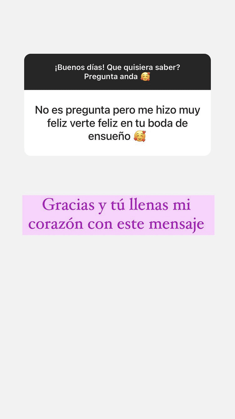 Sin duda alguna fue un sueño hecho realidad haberse casado en su tierra natal y con el hombre de su vida.