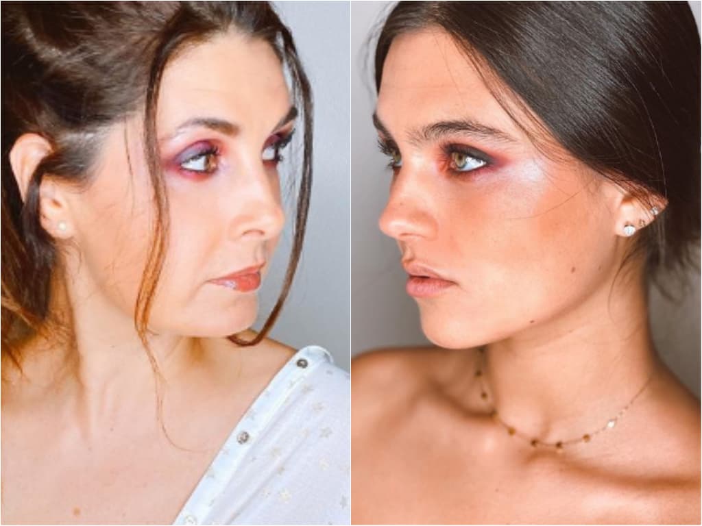 Romina Poza no se quedó atrás y tambi´én publicó varias fotografías en su cuenta de Instagram donde pudimos comprobar una vez más la belleza que heredó de su madre.