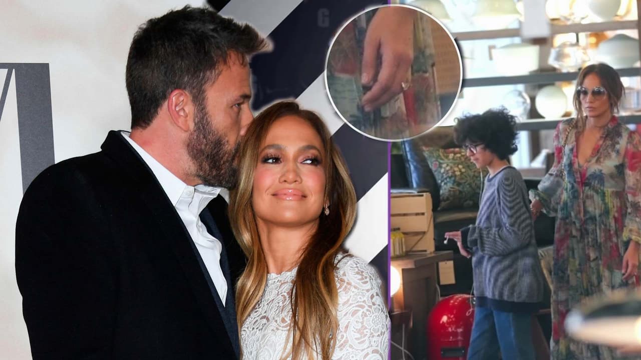 Jennifer Lopez fue captada con un anillo de diamantes y desató sospechas de que muy pronto habrá 
<a href="https://www.univision.com/famosos/jennifer-lopez-y-ben-affleck-comprometidos-boda">boda con Ben Affleck</a>.