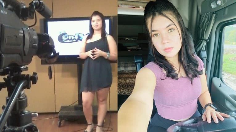De presentadora a camionera en EEUU: el increíble cambio de una joven hondureña