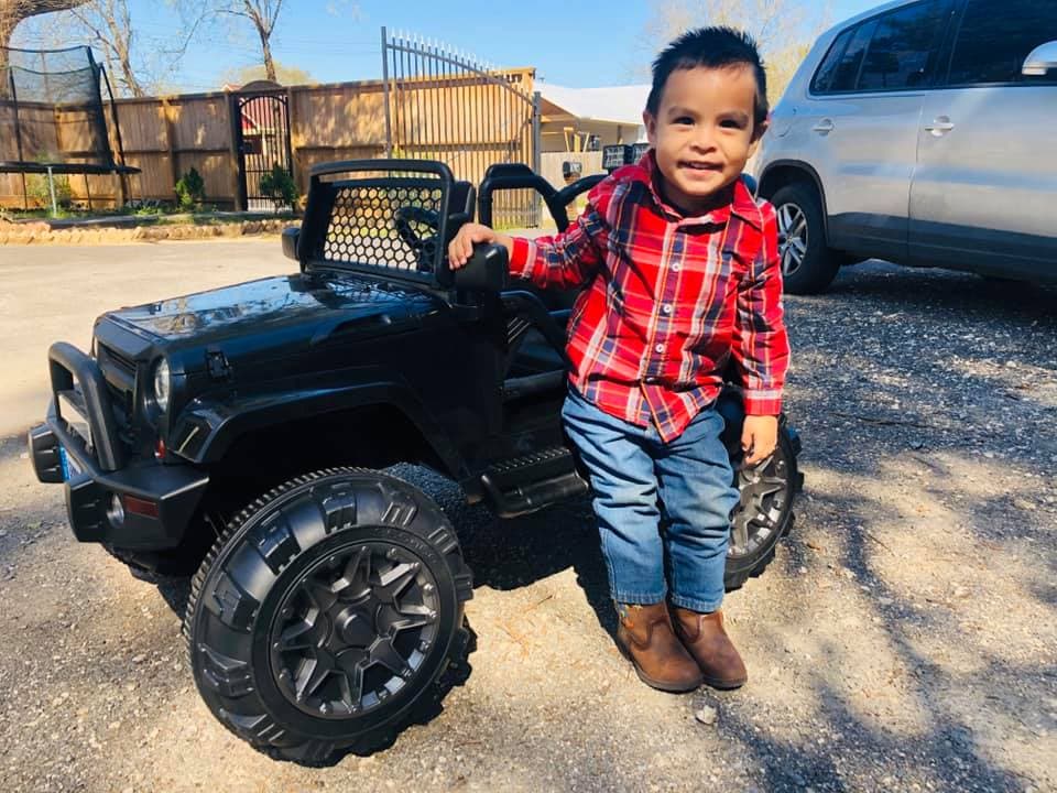 Ruth Trujillo envía esta imagen de su niño.