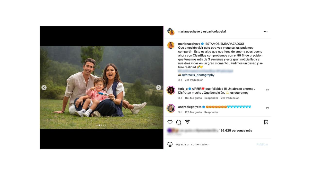 Mariana Echeverría será mamá por segunda ocasión.