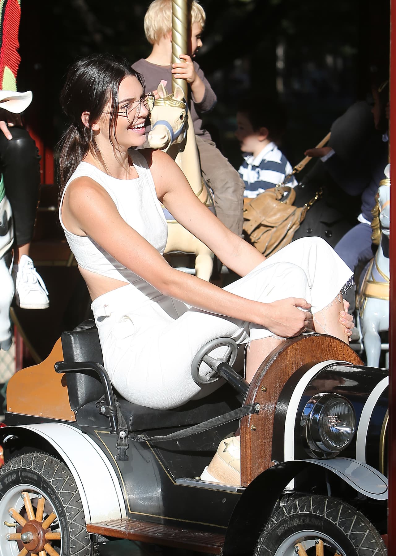 Visitaron el Monceau Parc.