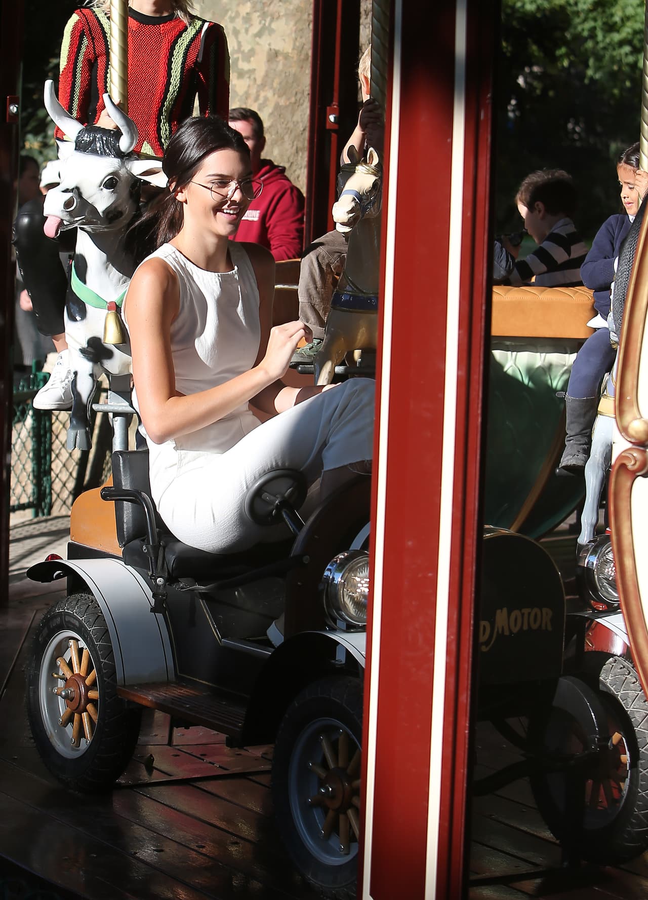 Se divirtió como niña chiquita.