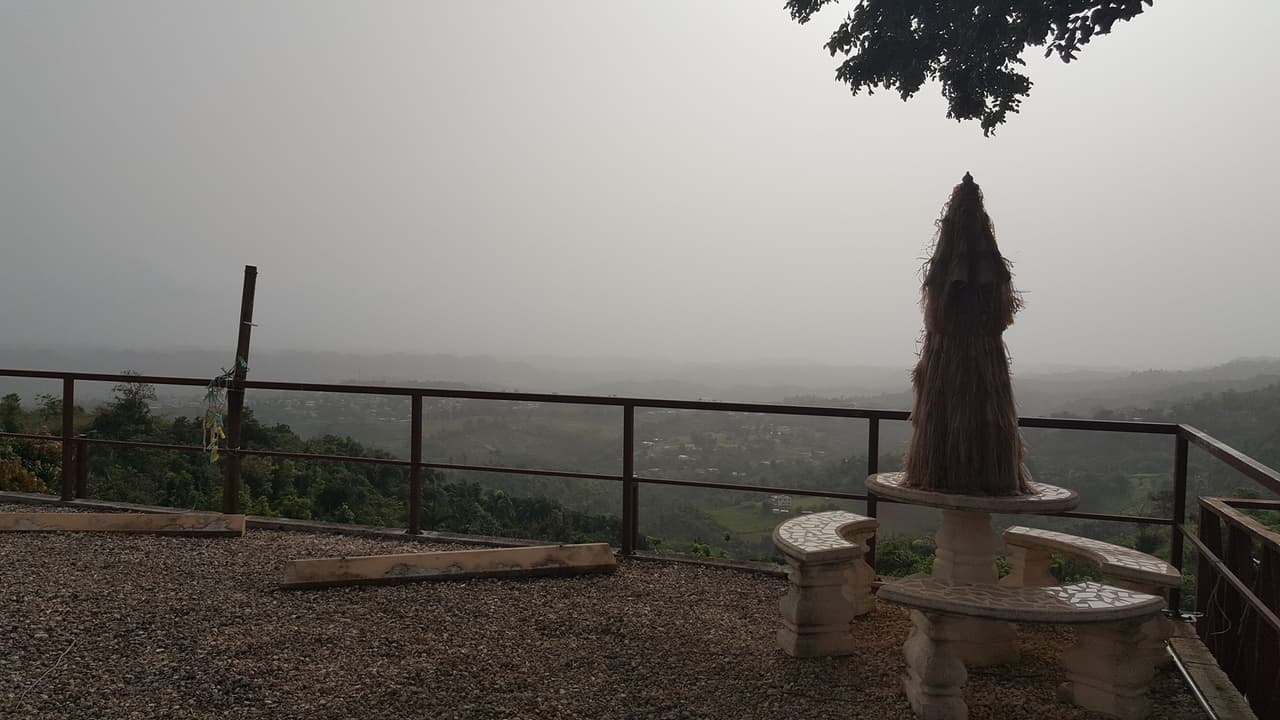 Así se refleja el polvo de Sahara en el municipio de Corozal.