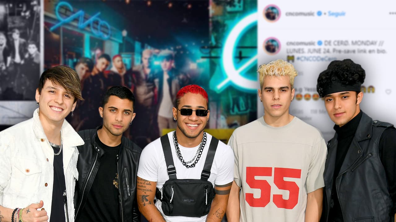CNCO deja atrás el misterio y lanza su nuevo sencillo 'De cero'