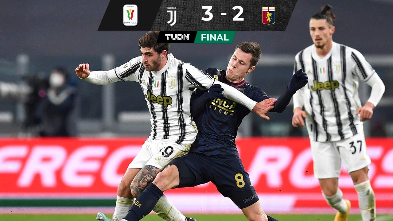Juventus derrota en Genoa y se va a Cuartos de Final de la Copa Italia