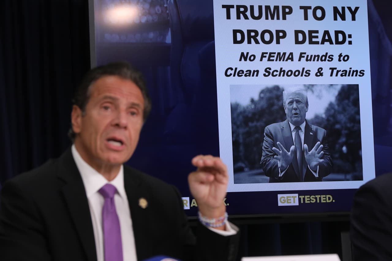 Trump y Cuomo se vuelven a enfrentar por el manejo de la crisis de coronavirus en Nueva York