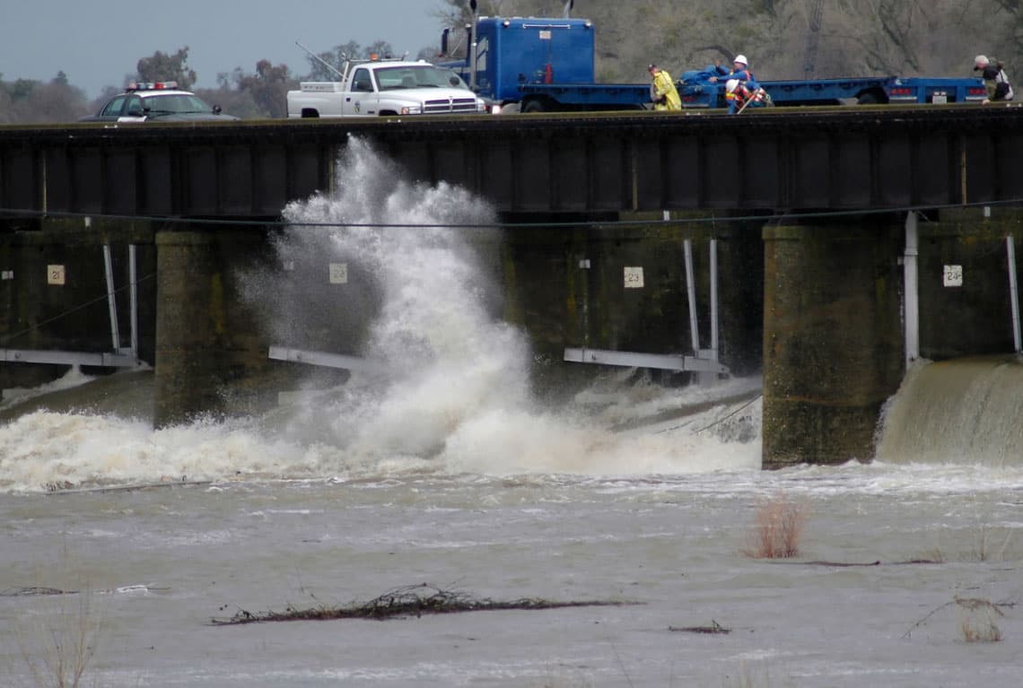 Los niveles de lluvia que llevaron a su activación esta semana no se han visto en la región desde 2005, según indicaron los oficiales del Departamento de Recursos Hídricos de California.