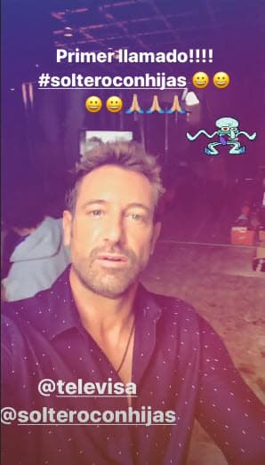 Con el elenco completo, este jueves 19 de septiembre la producción tuvo su primer llamado y fue con esta publicación que Gabriel Soto anunció el inicio de grabaciones.