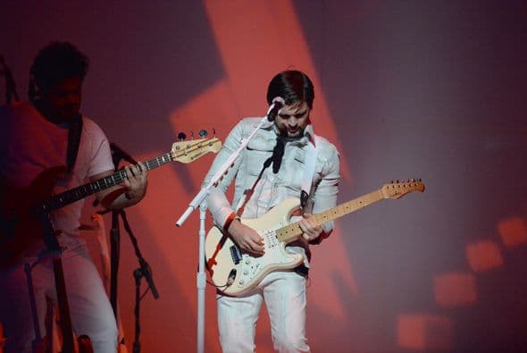 El juego de luces de su presentación fue espectacular.