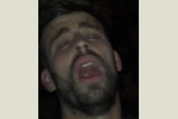 El futbolista cantó a todo pulmón.