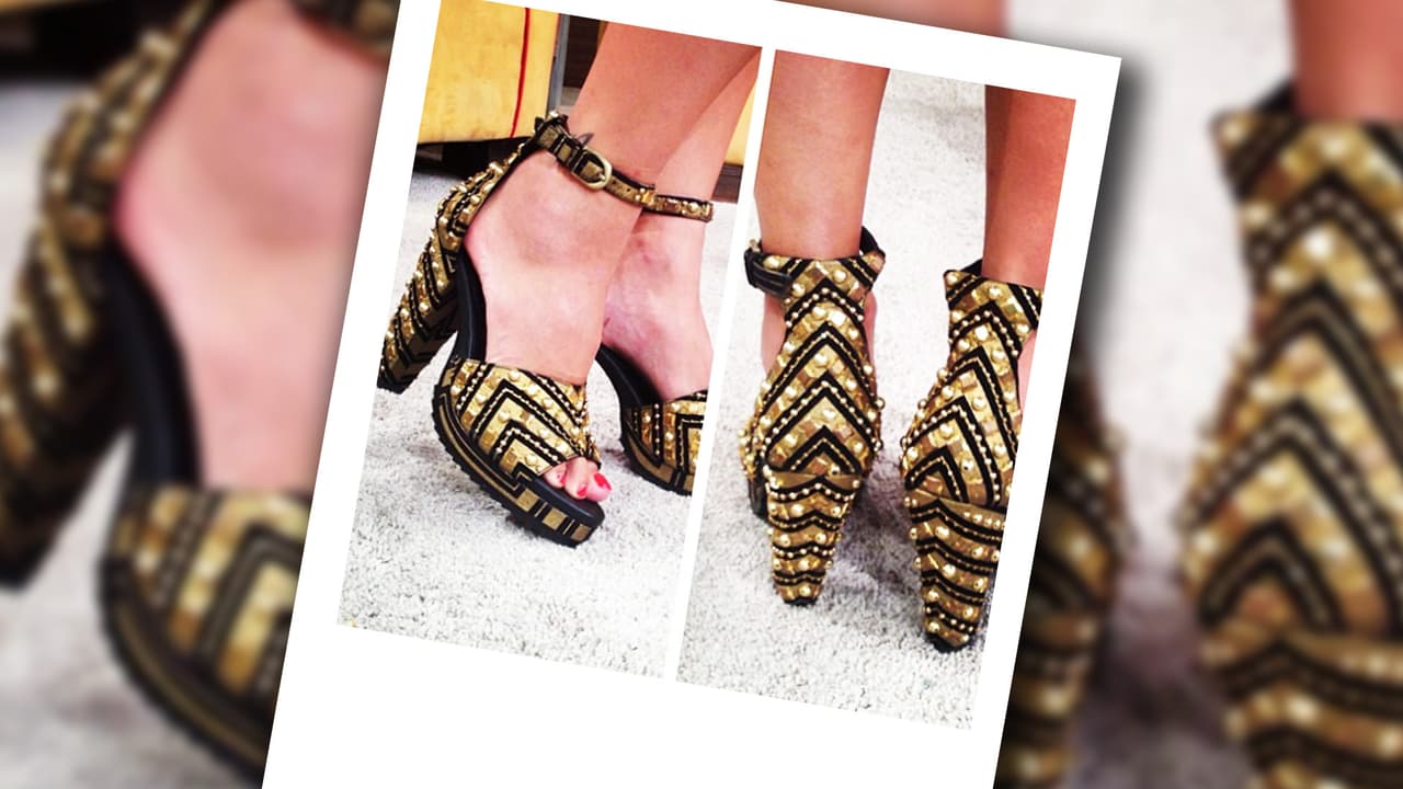 Los zapatos son sus mejores aliados para sentirse bella.