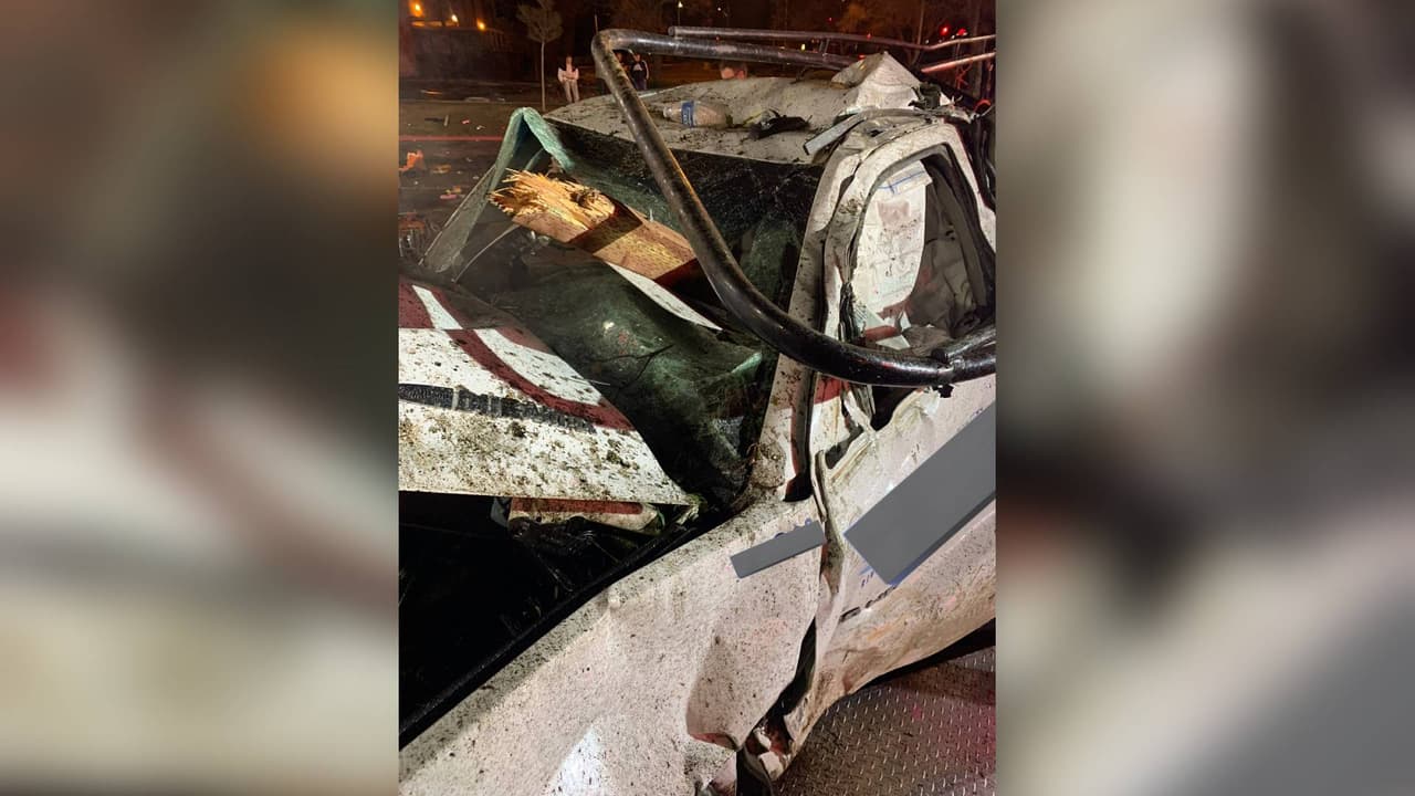 El vehículo volcó varias veces antes de detenerse