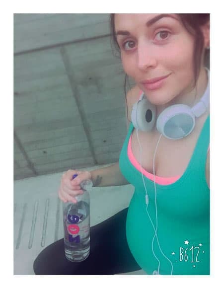 Esta famosa actriz también se mantiene en forma para tener un parto saludable.