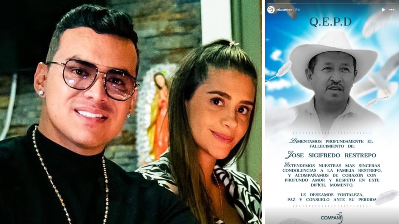 Envían condolencias por la muerte del papá de Sonia Restrepo, viuda de Yeison Jiménez.