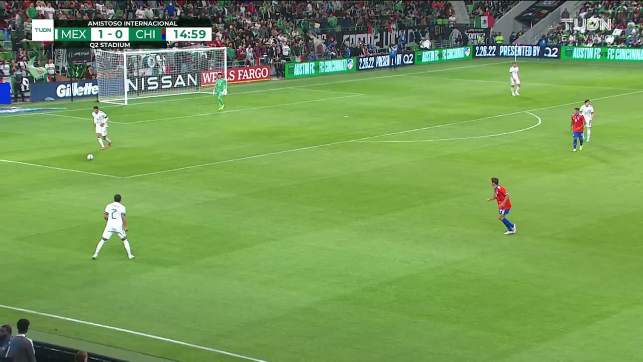 ¡TIRO ATAJADO! disparo por Iván Morales.