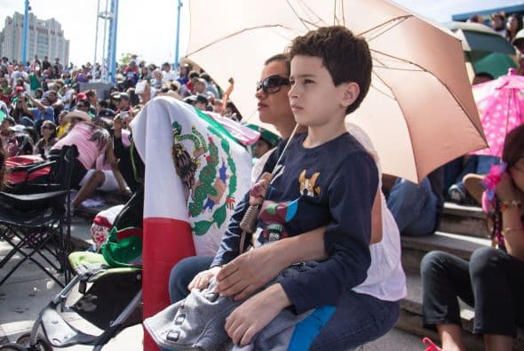 La comunidad mexicana se reunio en el historico Penn's Landing para celebrar el dia de la independencia mexicana. Estas son algunas imagenes.
