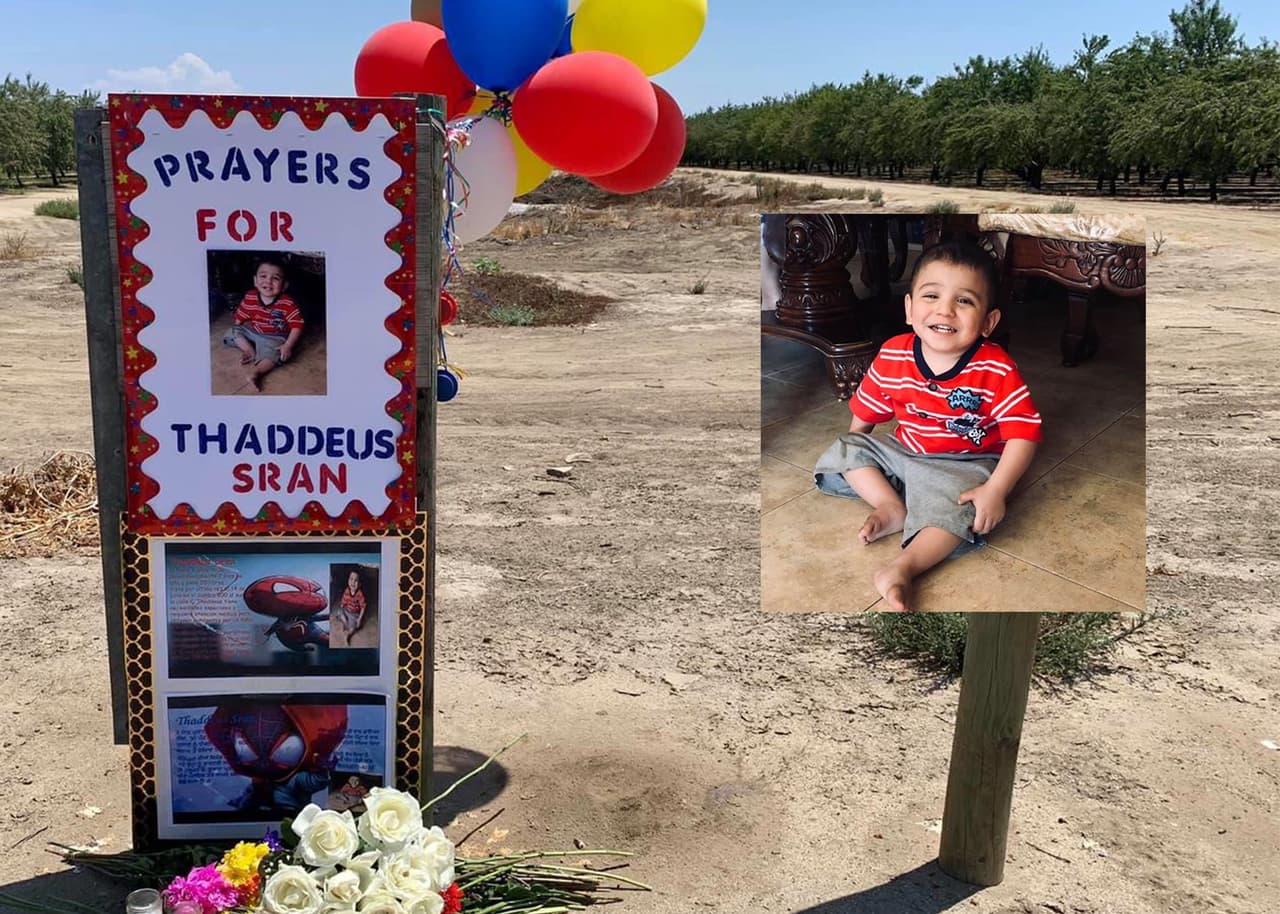 Niño desaparece en su casa y luego aparecen restos quemados en un campo de California