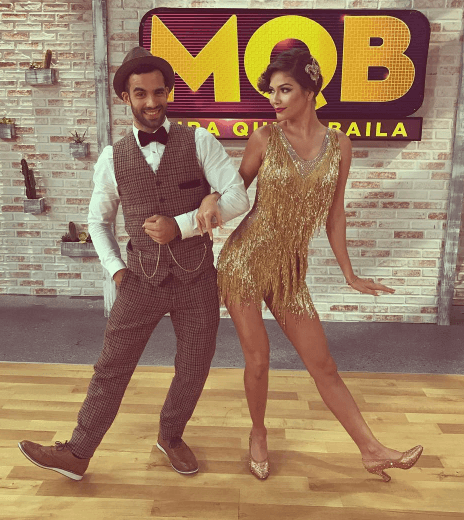 A través de sus redes sociales, Ana agradeció a Ana la oportunidad de "bailar esta noche junto a este caballero".