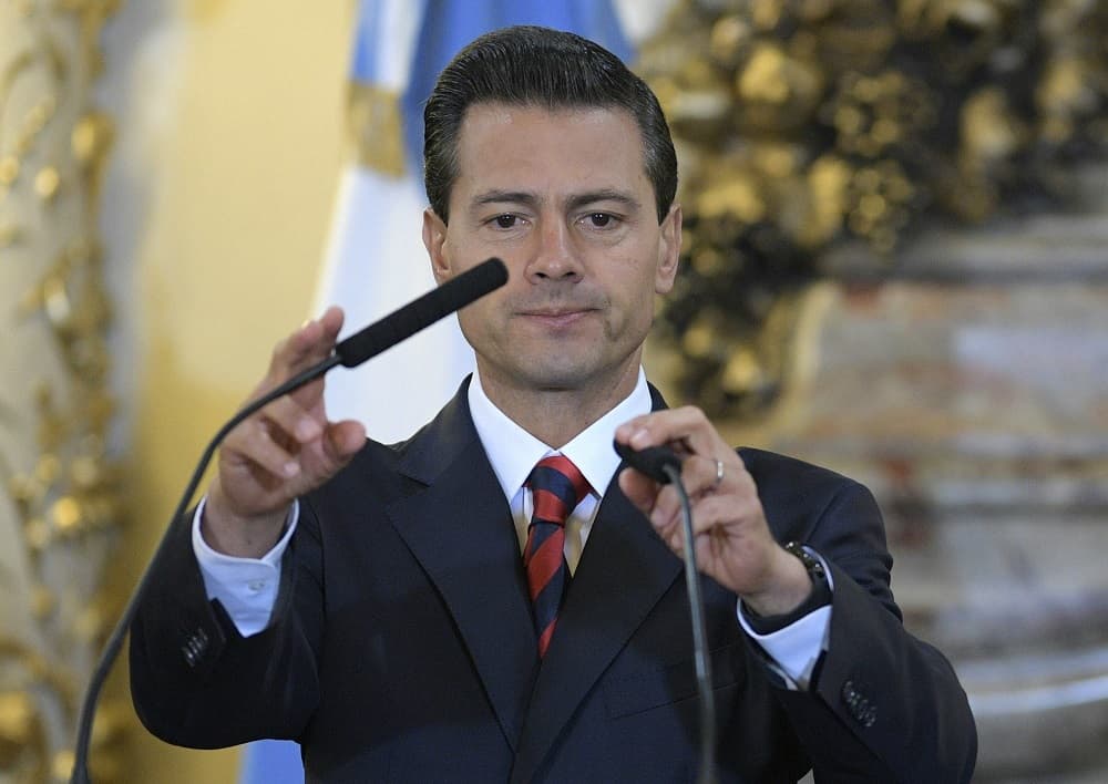 El presidente mexicano Enrique Peña Nieto, en una visita a Argentina en julio de 2016.